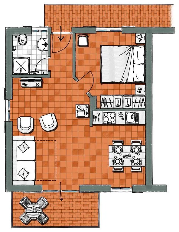 Apartment Ferienwohnung Casa Paola Vesta
